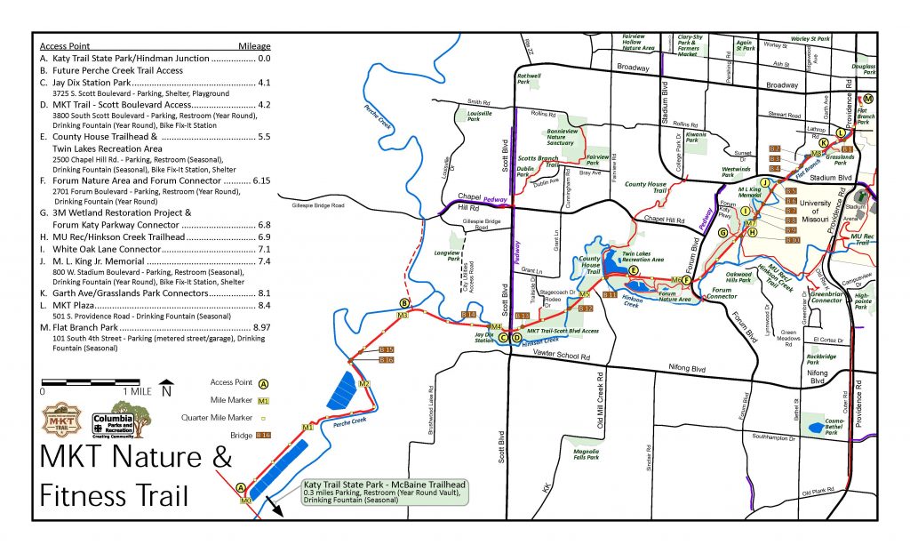 MKT Nature Trail Map