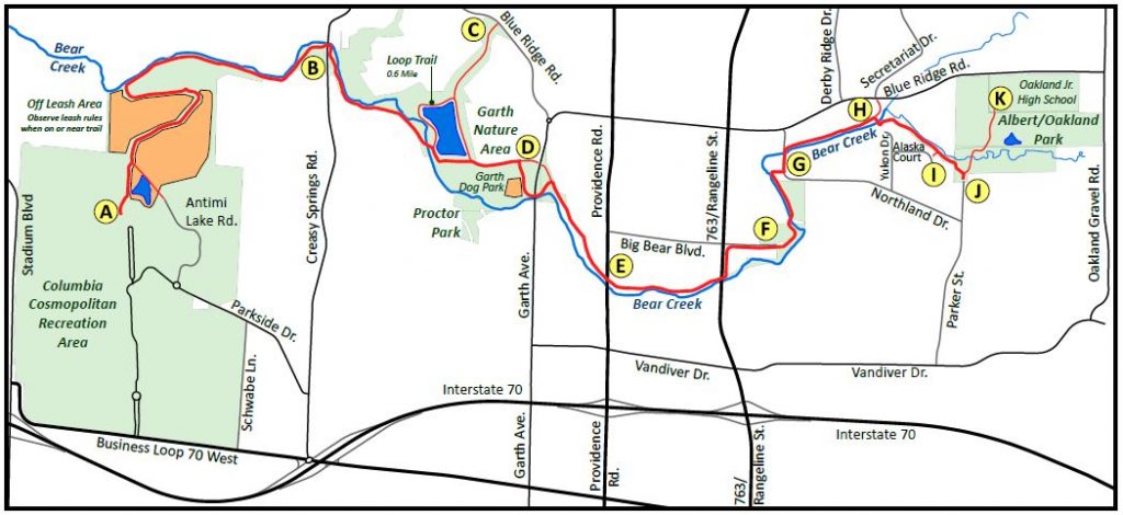 bear creek trail map