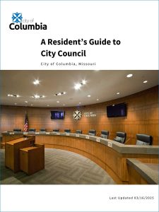 City of Columbia Resident's Guide to City Council
