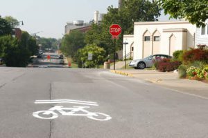 bike lane markings