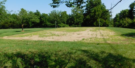 Shepard Boulevard park volleyball court