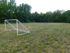 View of field at Jay Dix Station soccer practice field.
