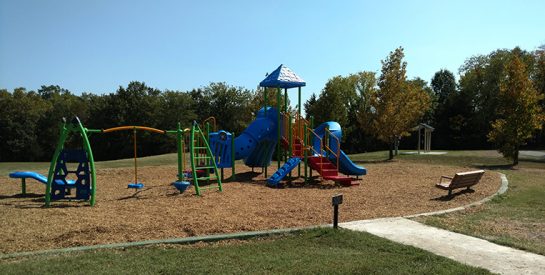 Indian Hills Park Playground with Bench