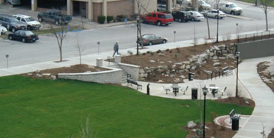 MKT trail connector at Flat Branch Park