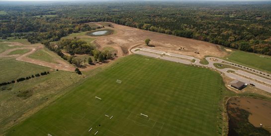 Gans Creek Recreation Area Arial View