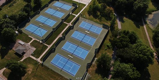 Rapp Tennis Courts at Cosmo Park