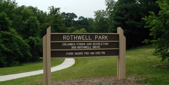 Rothwell Park Sign
