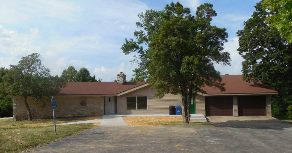 Front exterior of the Waters House Rental.