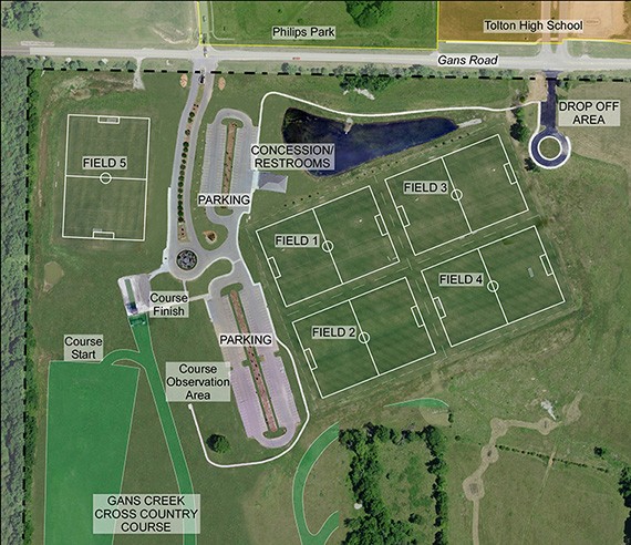 Map of Gans Multi-Purpose Fields