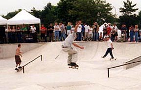 Photo of skateboarder