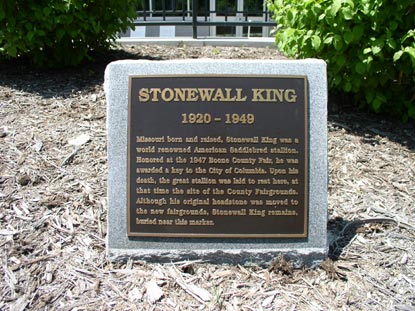 Stonewall King 1920 to 1949