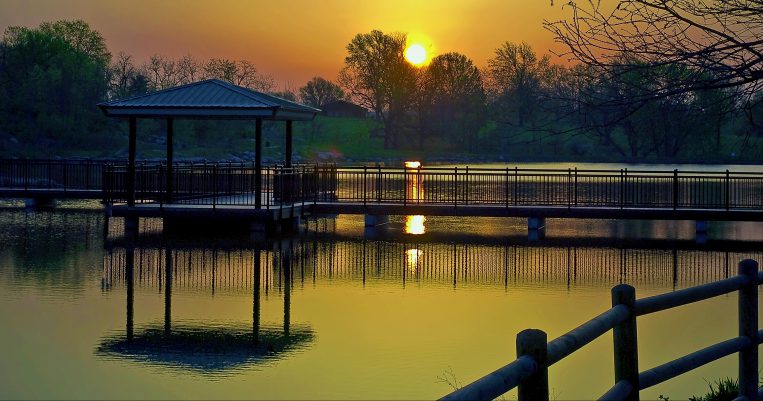 Sunrise at Stephens Lake Park