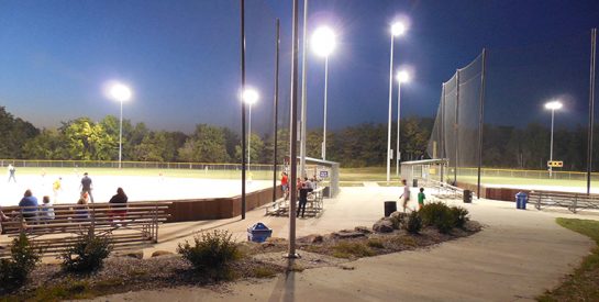 American Legion lighted ballfields