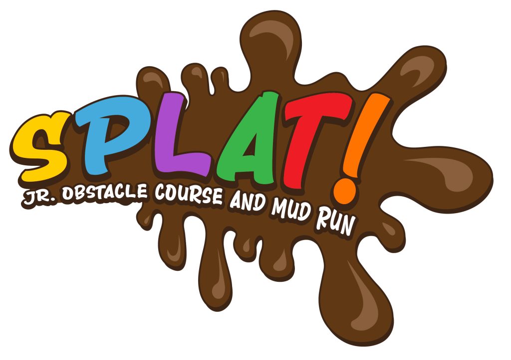 Logo for Splat mud run event