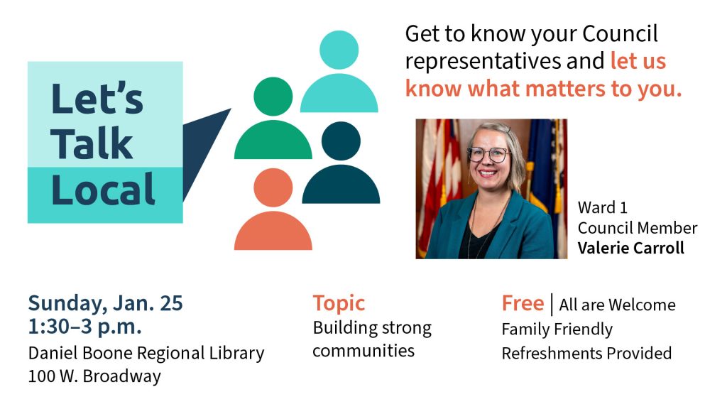 City of Columbia to host Let's Talk Local discussion for Ward 1 - City ...