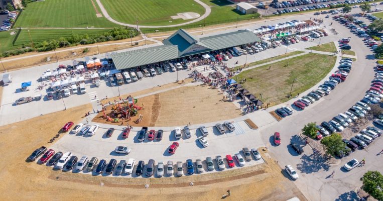 MU Health Care Pavilion at Columbia's Agriculture Park at Clary-Shy Park