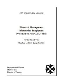 FY 2023 Financial Management Information Supplement: Non-GAAP 9 Month