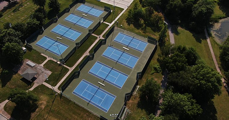 Rapp Tennis Courts at Cosmo Park