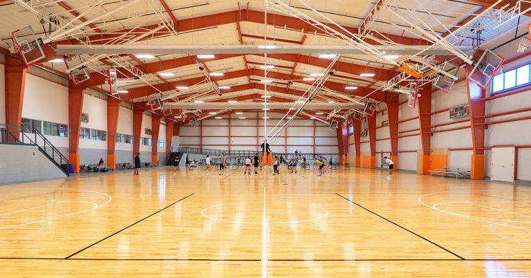 map sports facility basketball tournament