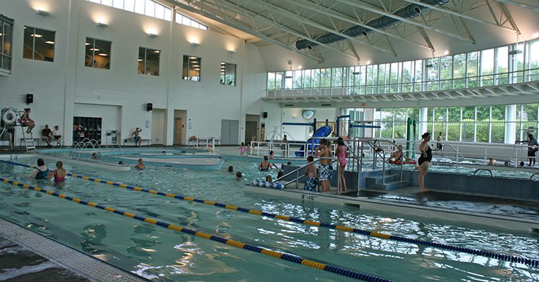 ARC Water Zone: Lap Lanes in Foreground